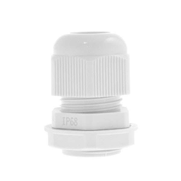 Photograph of Unicrimp Qcgm20Wht 20mm Ip68 Dome Top Gland White