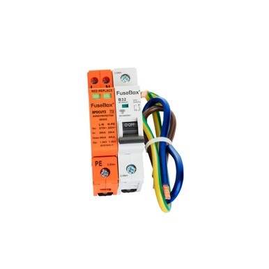 Fusebox Spdcukitt2 Spd T2 32A Mcb Cables Consumer Unit Kit