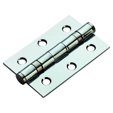 Sterling Stainless Steel Ball Bearing Hinge, Polished Chrome, 76mm x 51mm x 2mm product image