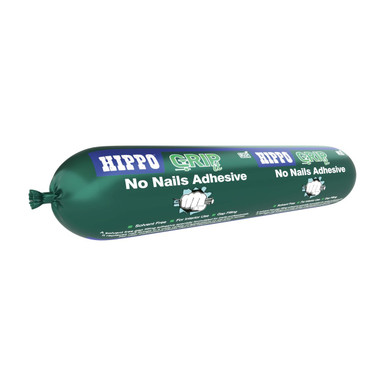 Hippo Gripit No Nails Adhesive, White, 400ml Sausage product image