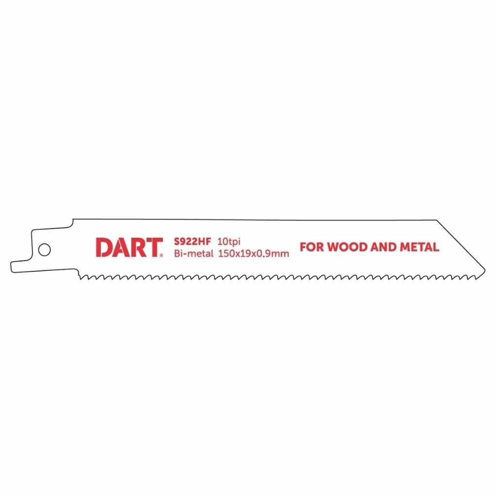 Photograph of Dart S922Hf Metal Cutting Reciprocating Blade Pk 5