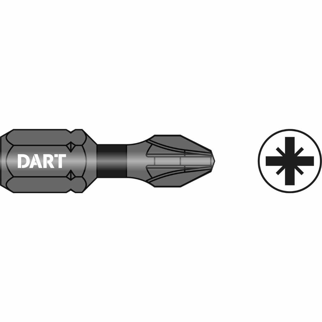 Photograph of Dart Pz3 Impact Driver Bit - Pack 10