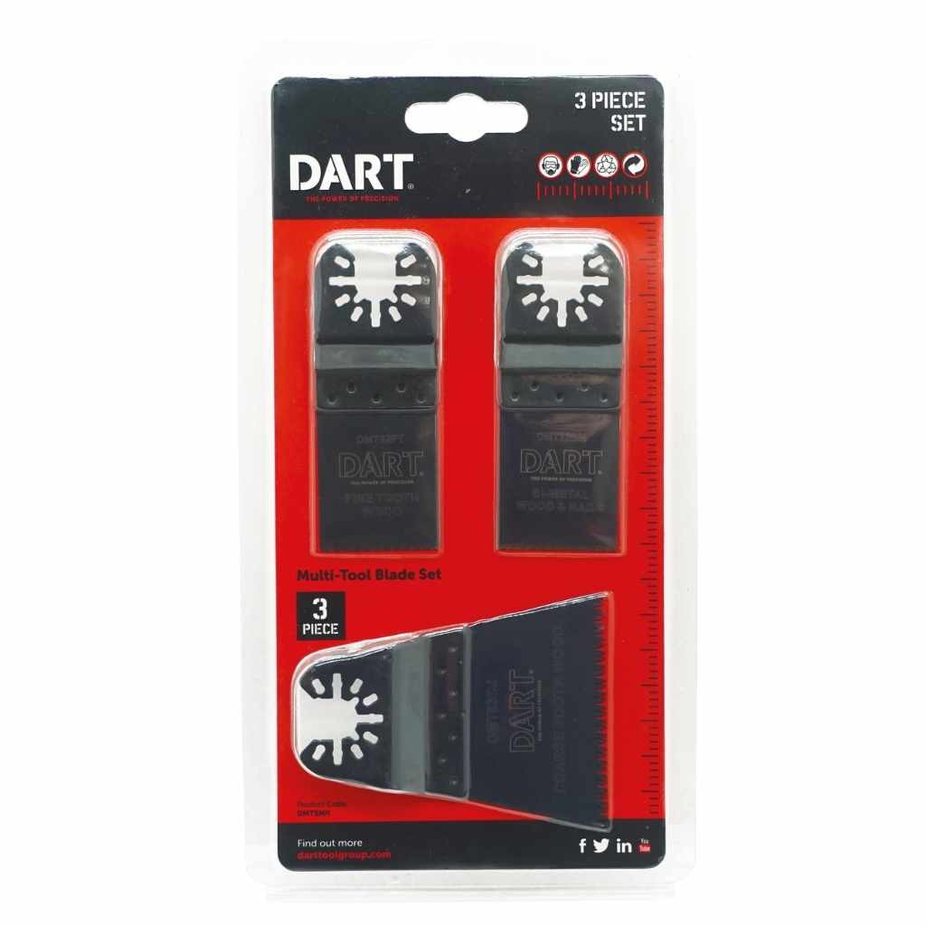 Photograph of Dart Multi-Tool Blade Set 3-Piece