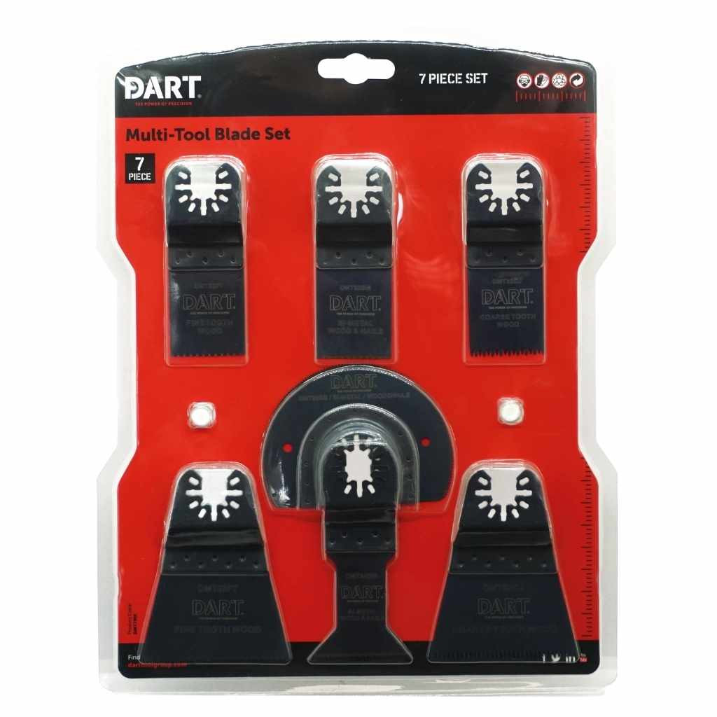 Photograph of Dart Multi-Tool Blade Set 7-Piece