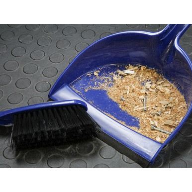 Further photograph of Plastic Dustpan & Brush Set 220mm