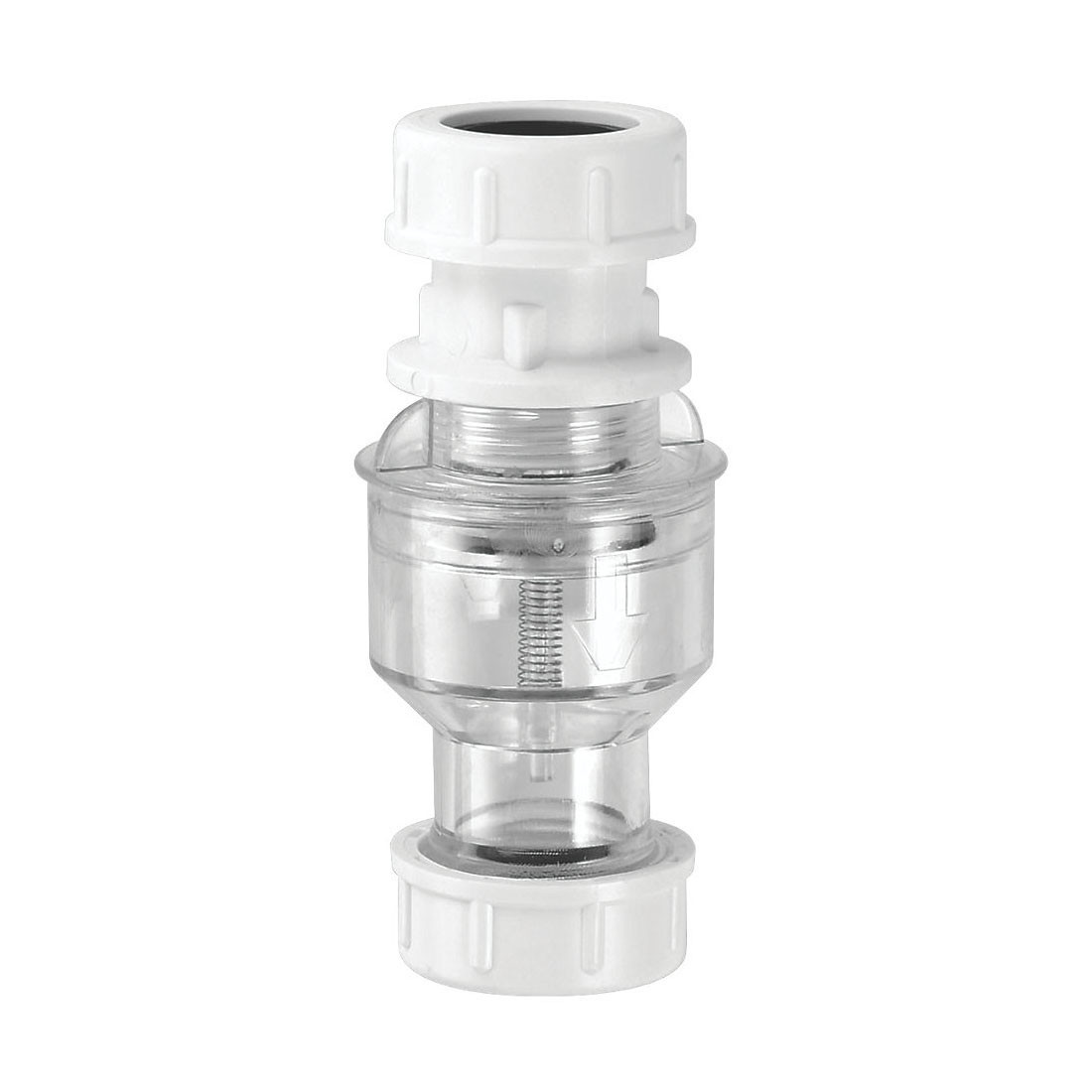 Photograph of McAlpine Tunvalve Straight Through (Clear) 19/23mm