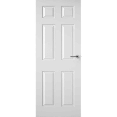 Premdor Moulded Standard Core 6 Panel Textured Door, 686mm x 1981mm x 35mm, product image