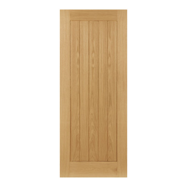 Ely Prefinished 5 Panel Internal Oak Door 1981mm x 762mm x 35mm (6'6" x 2'6") FSC