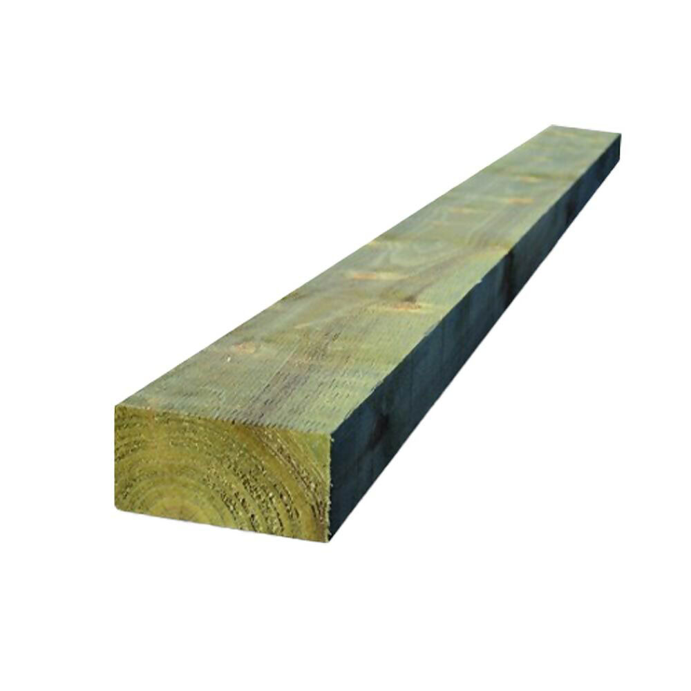 Photograph of Incised UC4 Timber Railway Sleepers 250mm x 125mm x 2.4m FSC