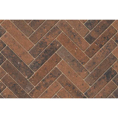 Stonemarket Avenu Linear Block Paving 200 X 50 X 60mm Burnt Ochre product image