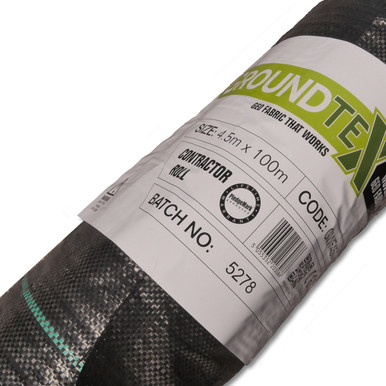 Further photograph of Groundtex Woven Geo Fabric 100m x 4.5m Roll