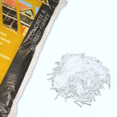 Further photograph of Growtivation Concrete & Screed Fibres, Transparent, 0.9 kg pack