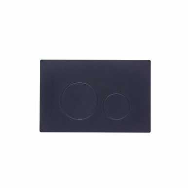 Dual Flush Plate Matt Black