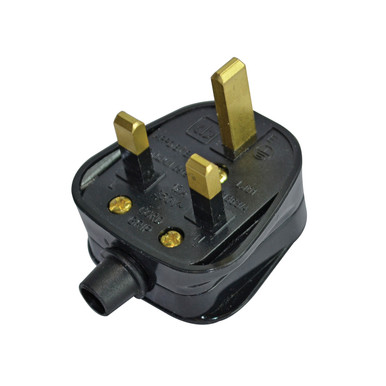 Black Plug 13A 240V