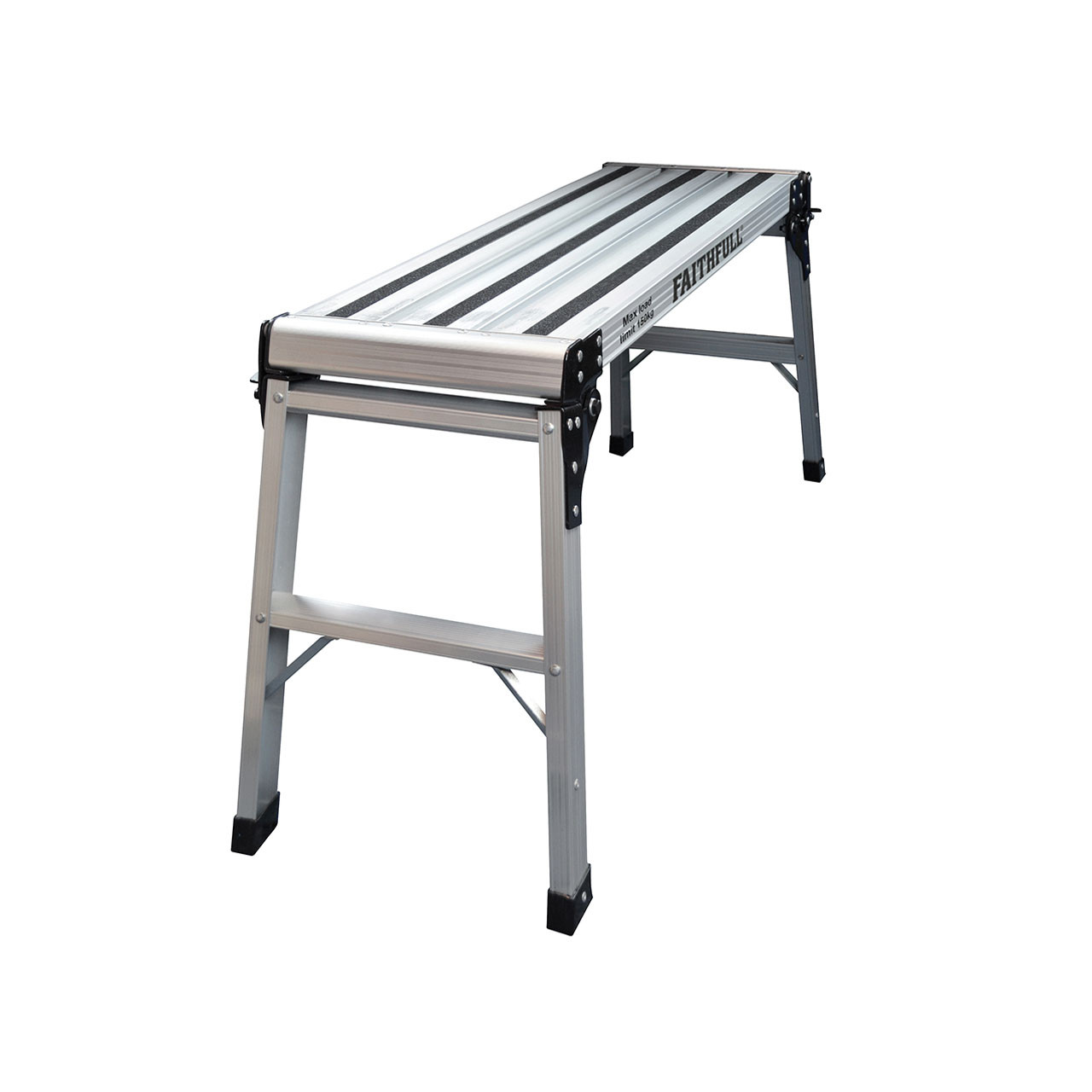 Photograph of Fold Away Step Up Aluminium L100 x H52 x W30cm