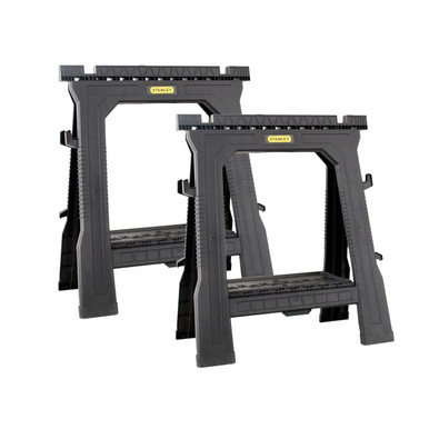 Stanley Folding Sawhorses (Twin Pack)