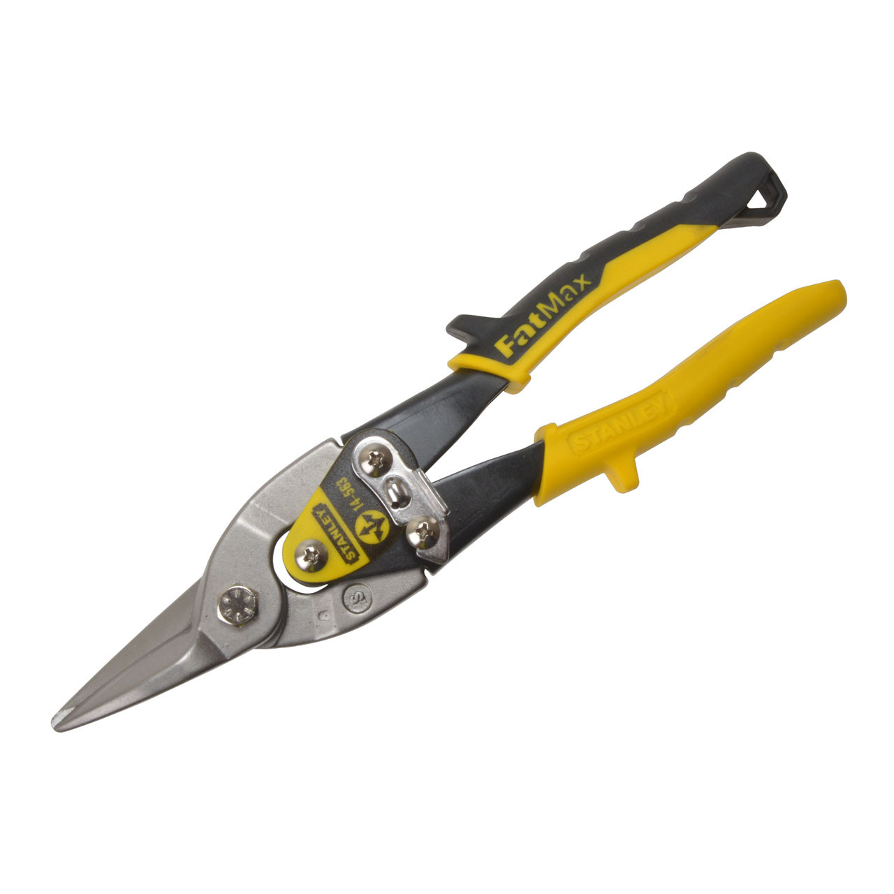 Photograph of Yellow Aviation Snips Straight Cut 250mm (10")