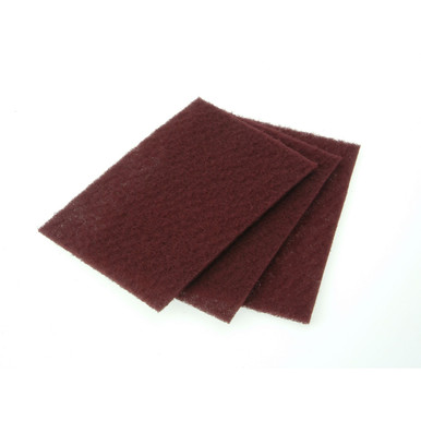 Hand Pad Maroon Very Fine 230 x 150mm (10)