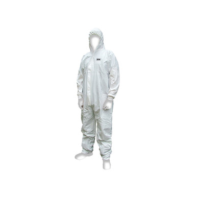 Further photograph of Chemical Splash Resistant Disposable Coverall White Type 5/6 XL (42-45in)