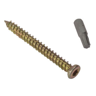 Concrete Frame Screw TORX Compatible High-Low Thread ZYP 7.5 x 52mm Box 100 product image