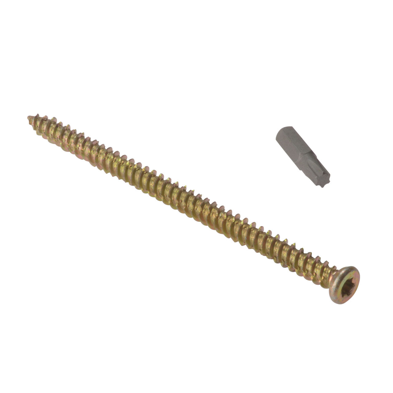 Photograph of Concrete Frame Screw TORX? Compatible High-Low Thread ZYP 7.5 x 122mm Box 100