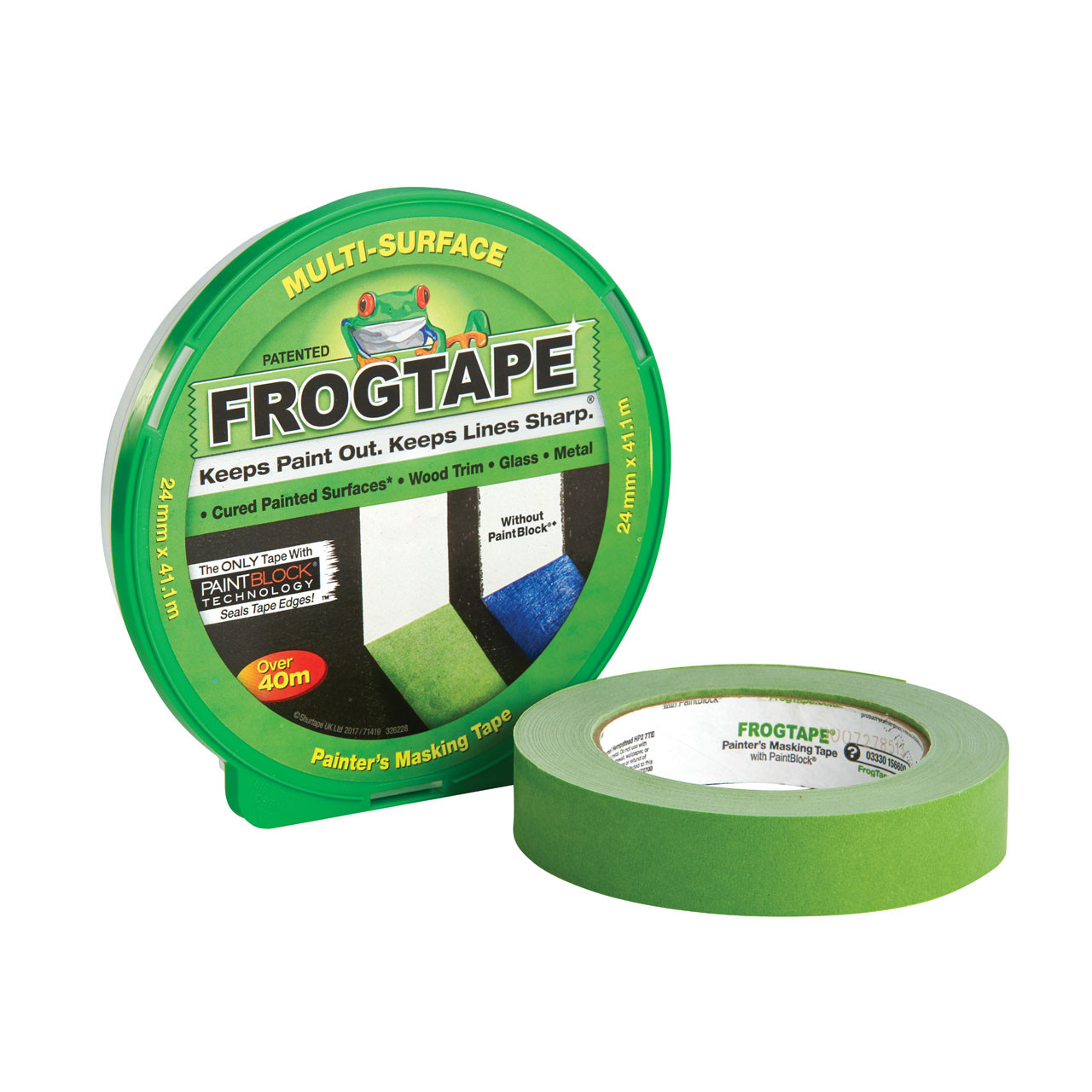 Photograph of FrogTape? Multi-Surface Masking Tape 24mm x 41.1m