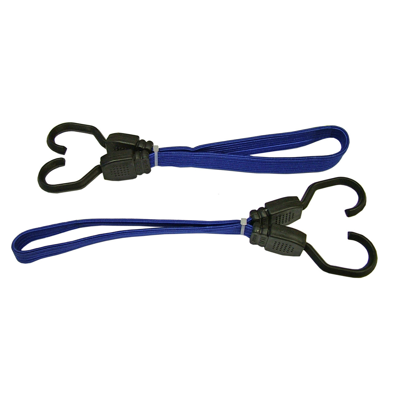 Photograph of Flat Bungee Flat Cord 46cm (18in) Blue 2 Piece