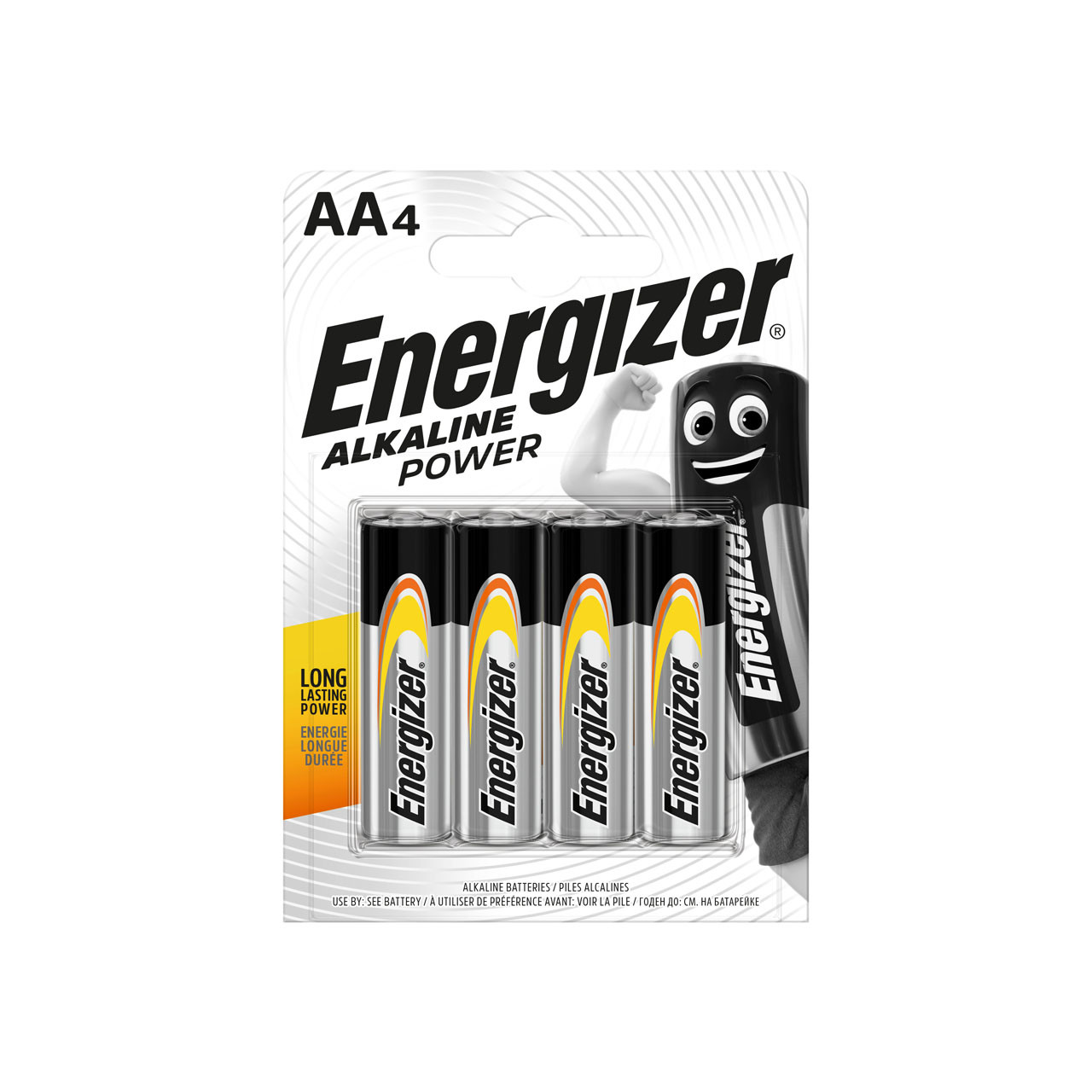 Photograph of Energizer AA Cell Alkaline Power Batteries (Pack 4)