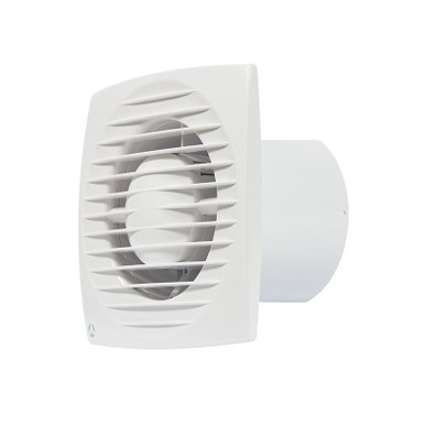 Further photograph of Airflow Aura Eco 100mm Timer Fan White