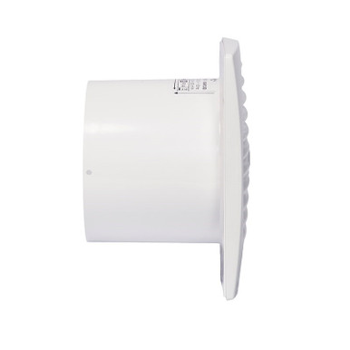 Further photograph of Airflow Aura Toilet 100B Basic Switching Fan, Wall/Ceiling Mount, 5.6W, 230V