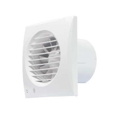 Further photograph of Airflow Aria Quiet 100mm Timer Fan White