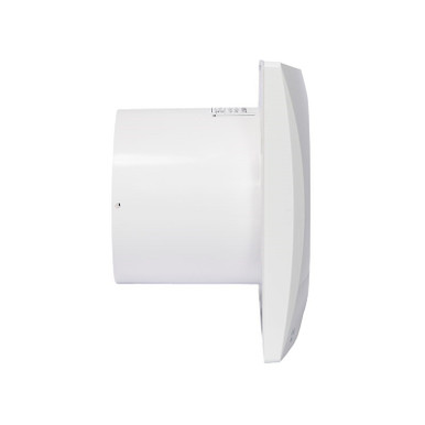 Further photograph of Airflow Aria Quiet 100mm Timer Fan White