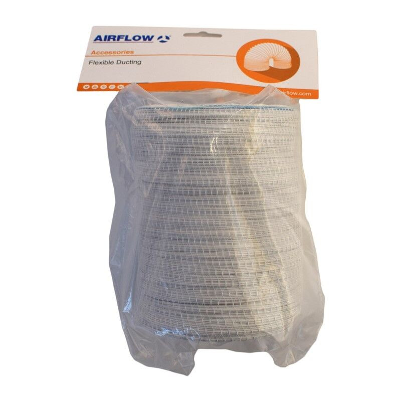 Photograph of Airflow 100mm x 6m Flexible Duct White