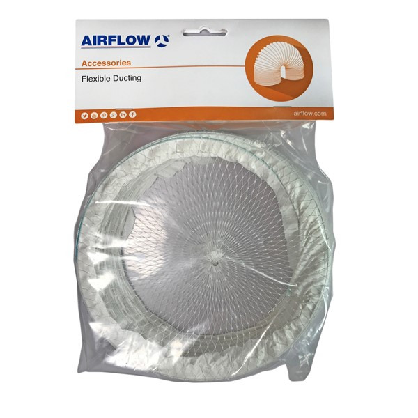 Photograph of Airflow 150mm x 3m Flexible Duct White