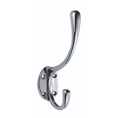 Carlisle Brass Victorian Hat & Coat Hook Chrome