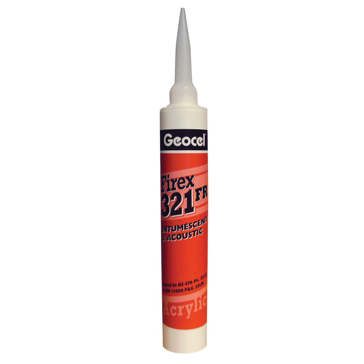 Photograph of Geocel Firex 321 Acrylic & Acoustic Sealant White 380ml