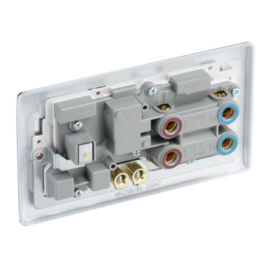 Further photograph of BG Electrical Polished Chrome 45A Cooker Switch