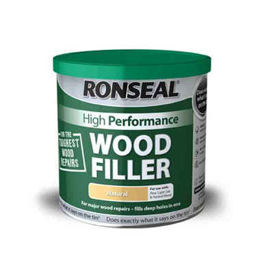 Ronseal High Performance Wood Filler, Natural, 275g Tin product image