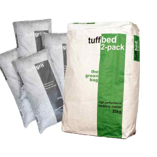 Photograph of Steintec Tuffbed 2-Pack Bedding Mortar 25Kg