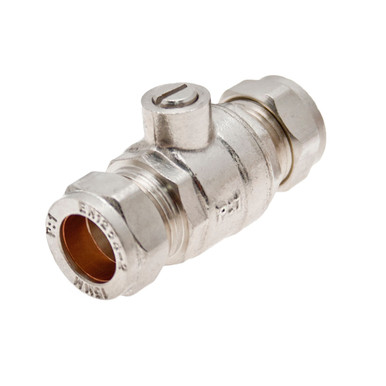 Embrass 22mm Chrome Plated Full Bore Isolating Valve product image