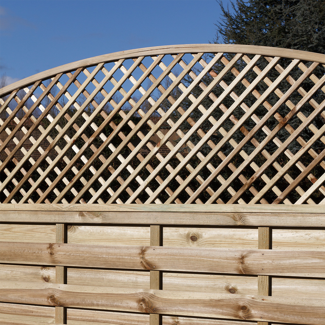 Photograph of Grange Alderley Dome Lattice Trellis 0.49m Green