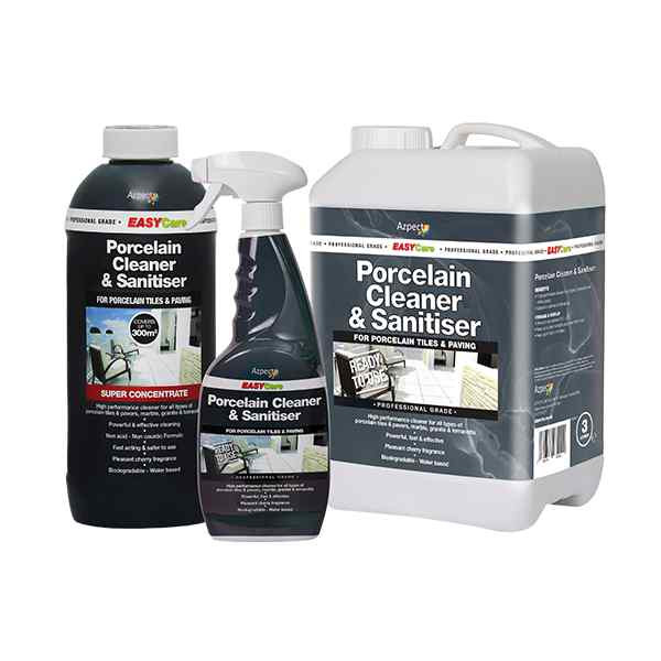 Photograph of Azpects Porcelain Cleaner & Sanitiser, Water Based, High-Performance, 1L Bottle