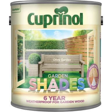 Further photograph of Cuprinol Garden Shades Olive Garden 2.5L