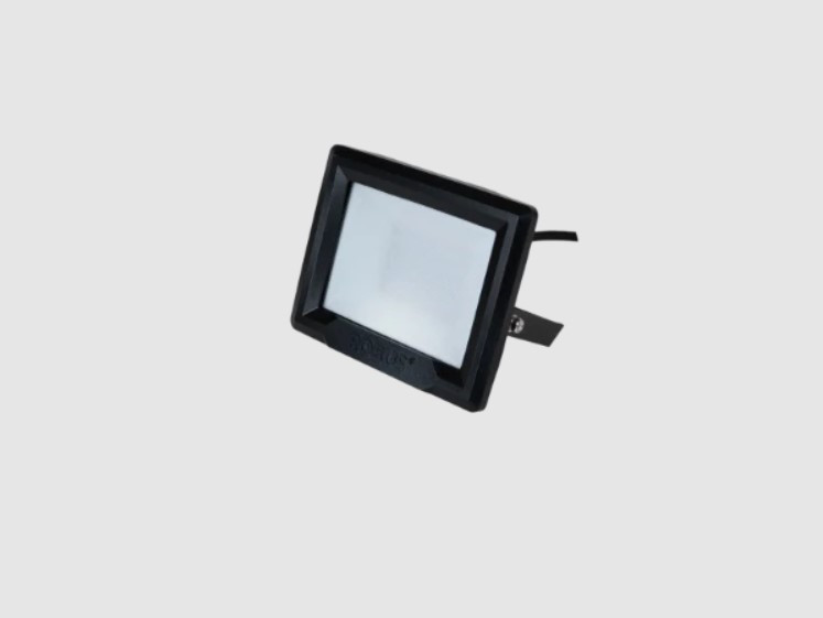 Photograph of Robus HiLume 10W LED Floodlight IP65 Black - 1m Flex