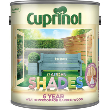 Further photograph of Cuprinol Garden Shades Seagrass 2.5L