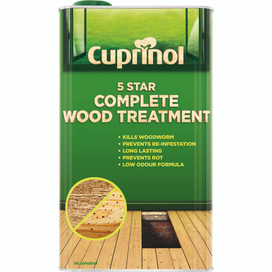 Cuprinol Wood Preserver Clear, Water Based, Interior Use, 1L, 1.146kg