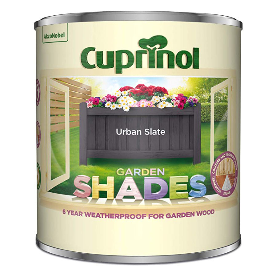 Photograph of Cuprinol Garden Shades Urban Slate 1L