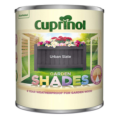 Further photograph of Cuprinol Garden Shades Urban Slate 1L