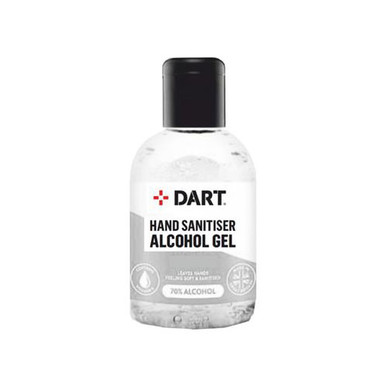 Further photograph of Dart Hand Sanitiser Gel 100ml - Flip Top