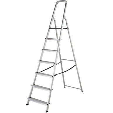 Werner High Handrail Step Ladder 7 Tread